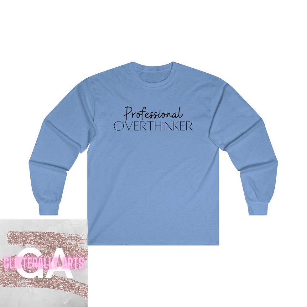 Thumbnail: Professional Overthinker || Ultra Cotton Long Sleeve Tee