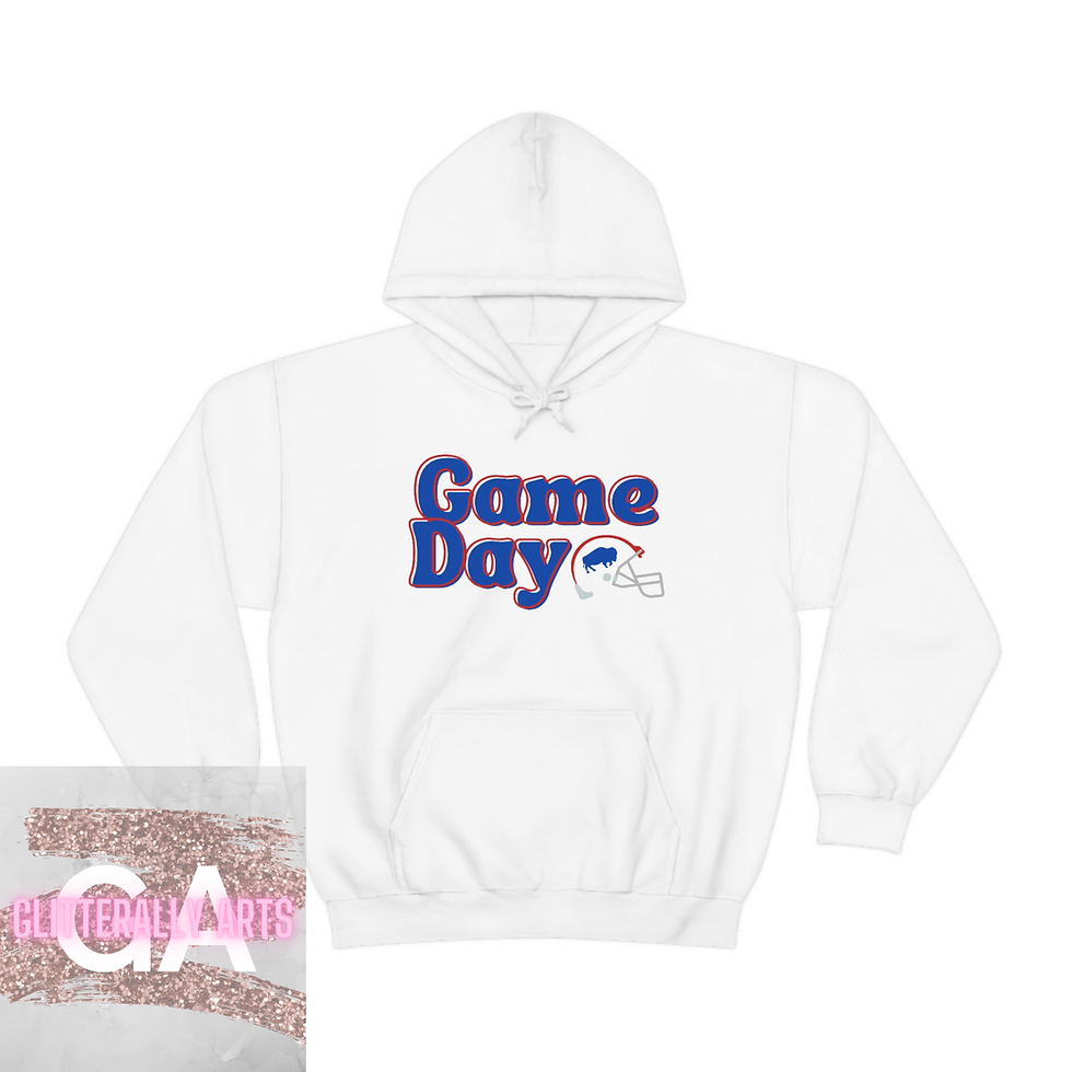 Thumbnail: Buffalo Game Day || Football Apparel || Unisex Heavy Blend Hooded Sweatshirt