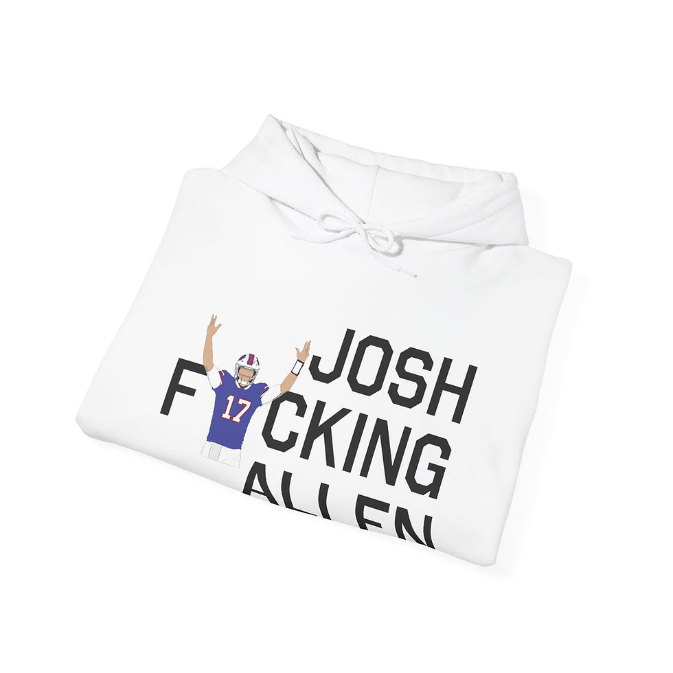 Thumbnail: Josh Fin' Allen || Buffalo Football Hoodie || Unisex Heavy Blend Hooded