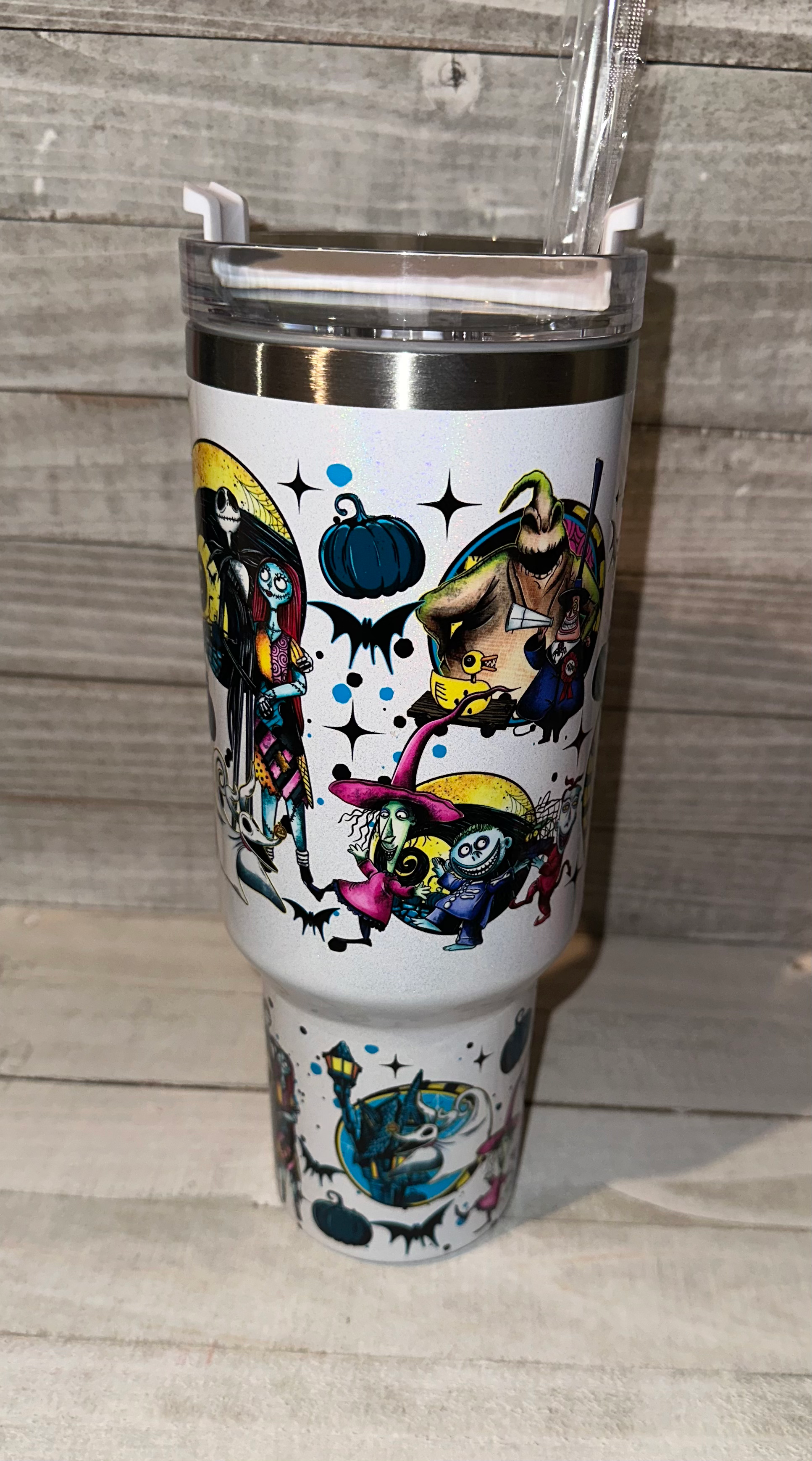 Jack & Sally || Nightmare || Halloween || 40 oz Tumbler