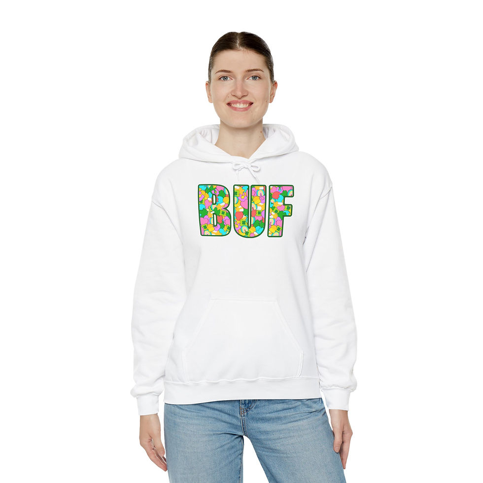Thumbnail: BUF Marshmallows || St. Patty's Day || Unisex Heavy Blend Hoodie