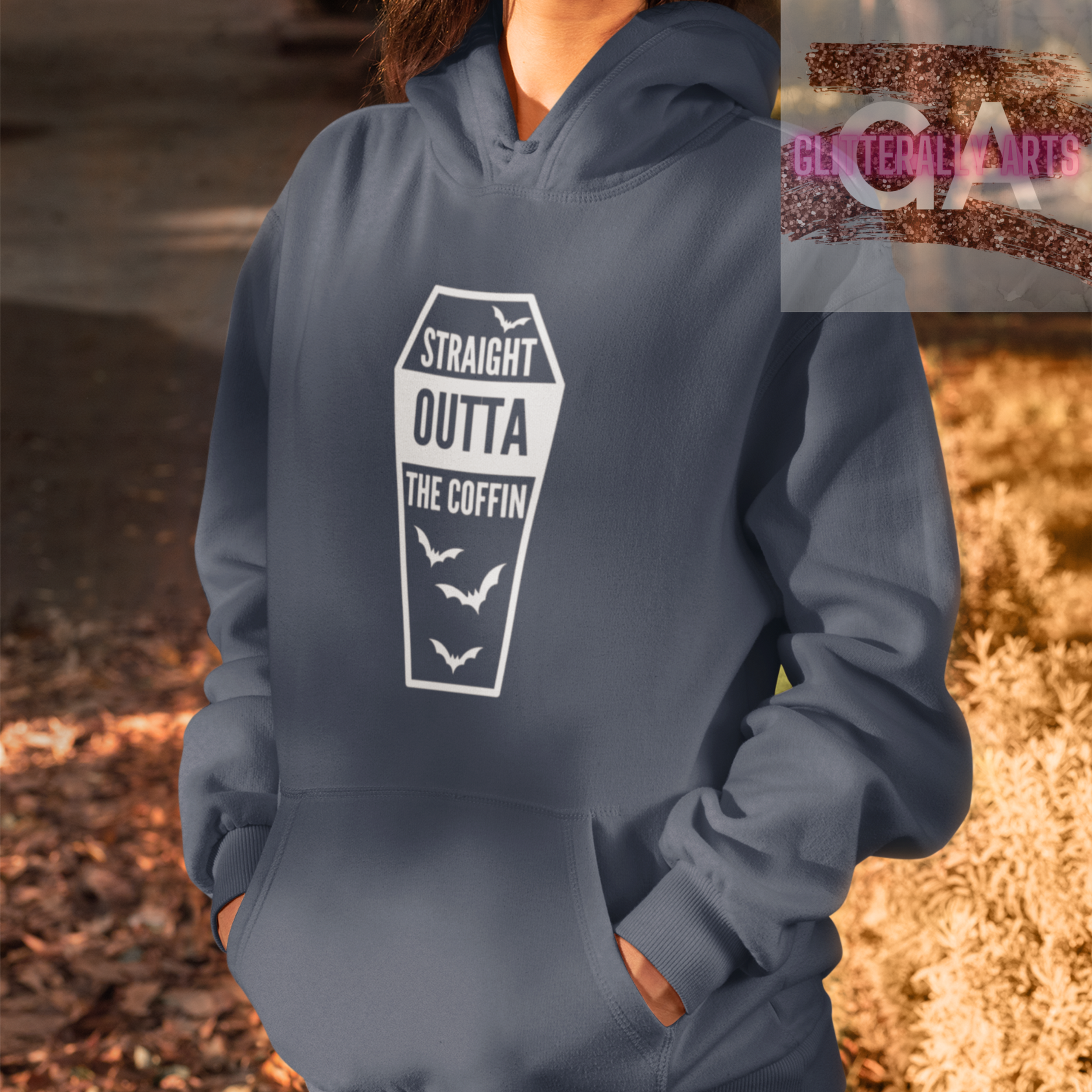 Straight Outta the Coffin || Halloween Hoodie || Unisex Hooded Sweatshirt