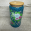 Thumbnail: Pink & Blue Flowers || Spring Summer || Snowglobe Glass Can Cup