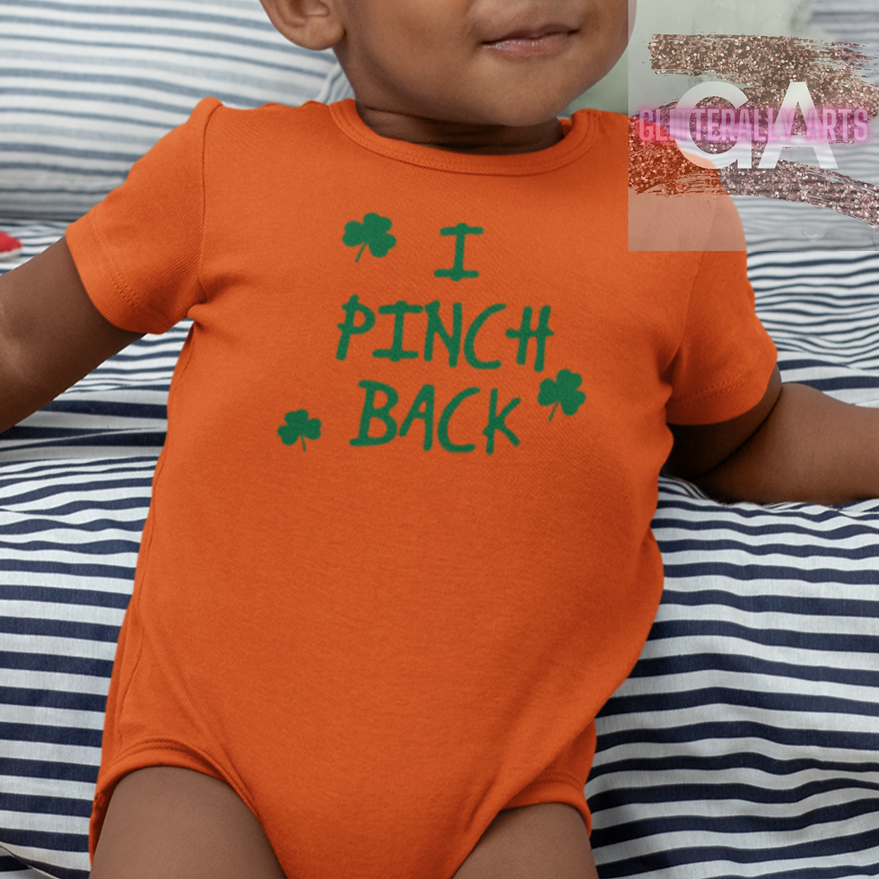 I Pinch Back || St. Patty's Day Onesie || Infant Fine Jersey Onesie