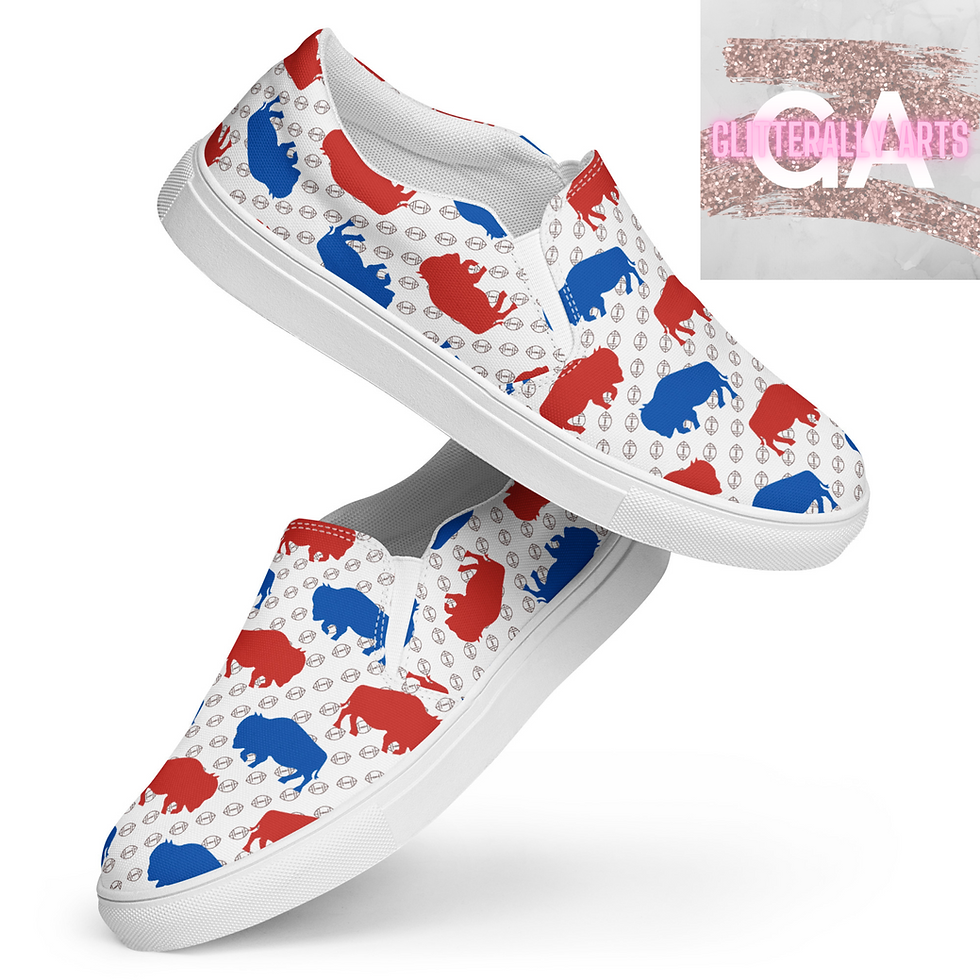 Thumbnail: Buffalo Football || Buffalo Shoes || Women’s slip-on canvas shoes