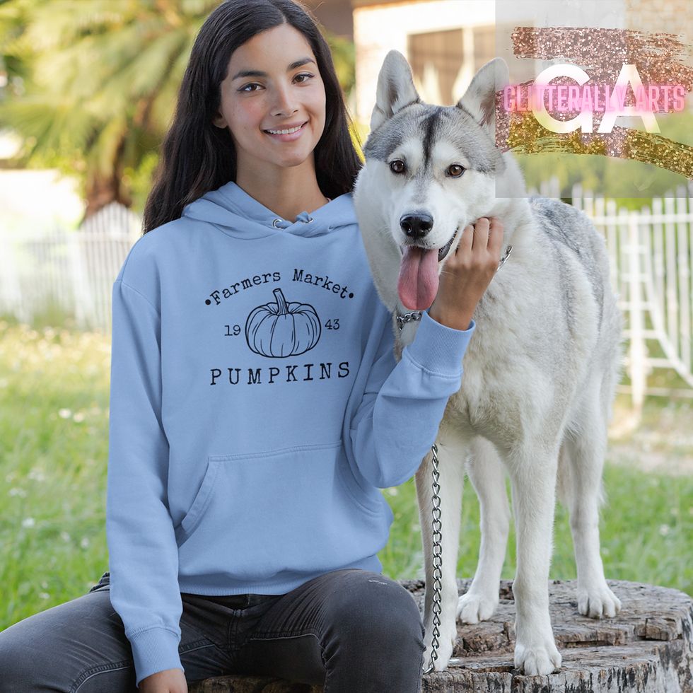 Farmers Market || Pumpkin Harvest Fall || Unisex Hoodie Sweatshirt