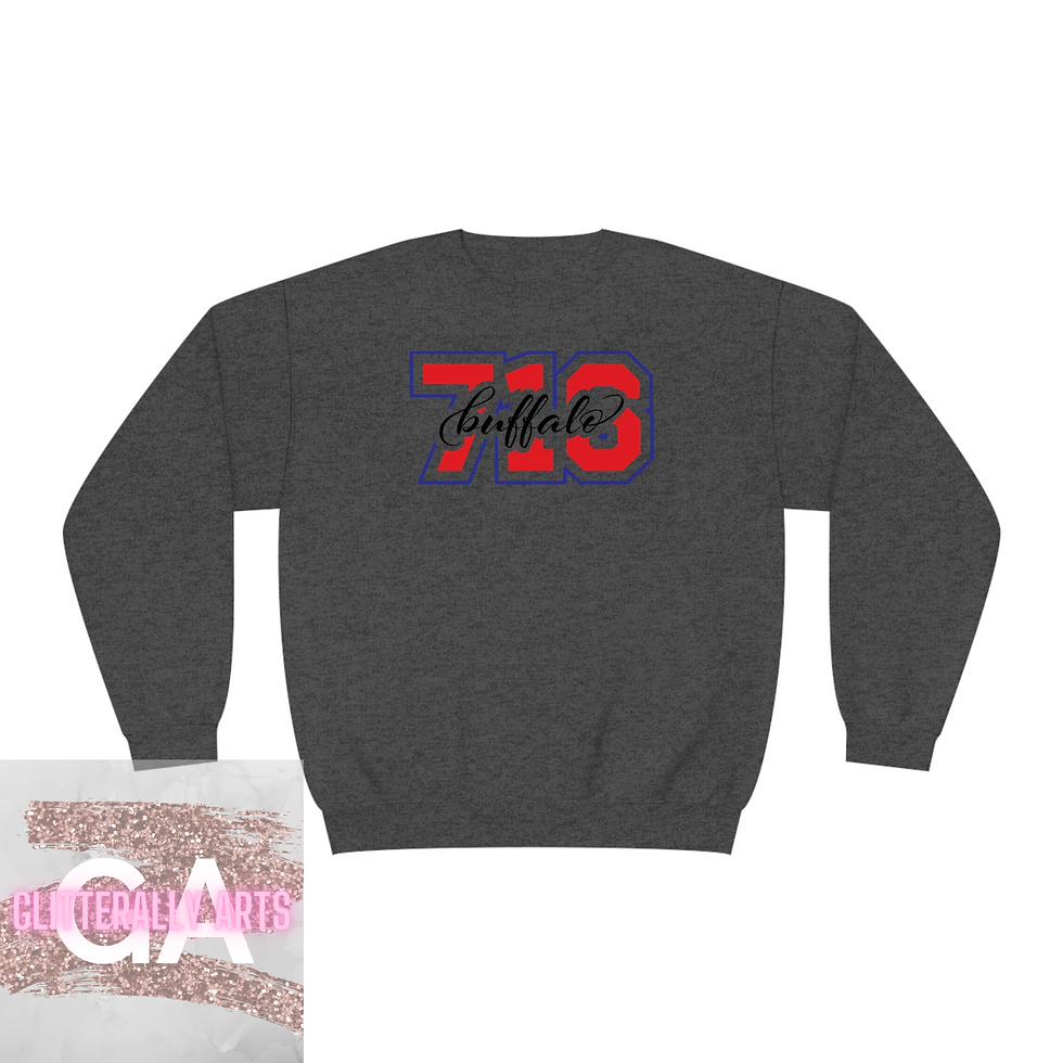 Thumbnail: Buffalo 716 || Buffalo Apparel || Unisex NuBlend® Crewneck Sweatshirt