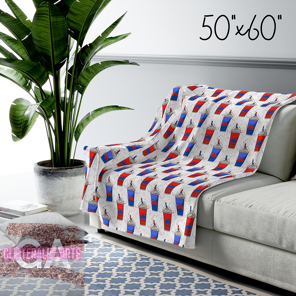 Thumbnail: Buffalo Frap Throw Blanket || New Home Gift || Velveteen Plush Blanket
