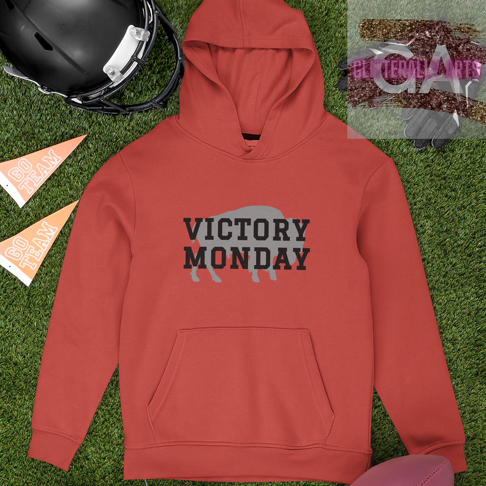 Victory Monday || Buffalo Football Hoodie || Unisex Hooded Sweatshirt