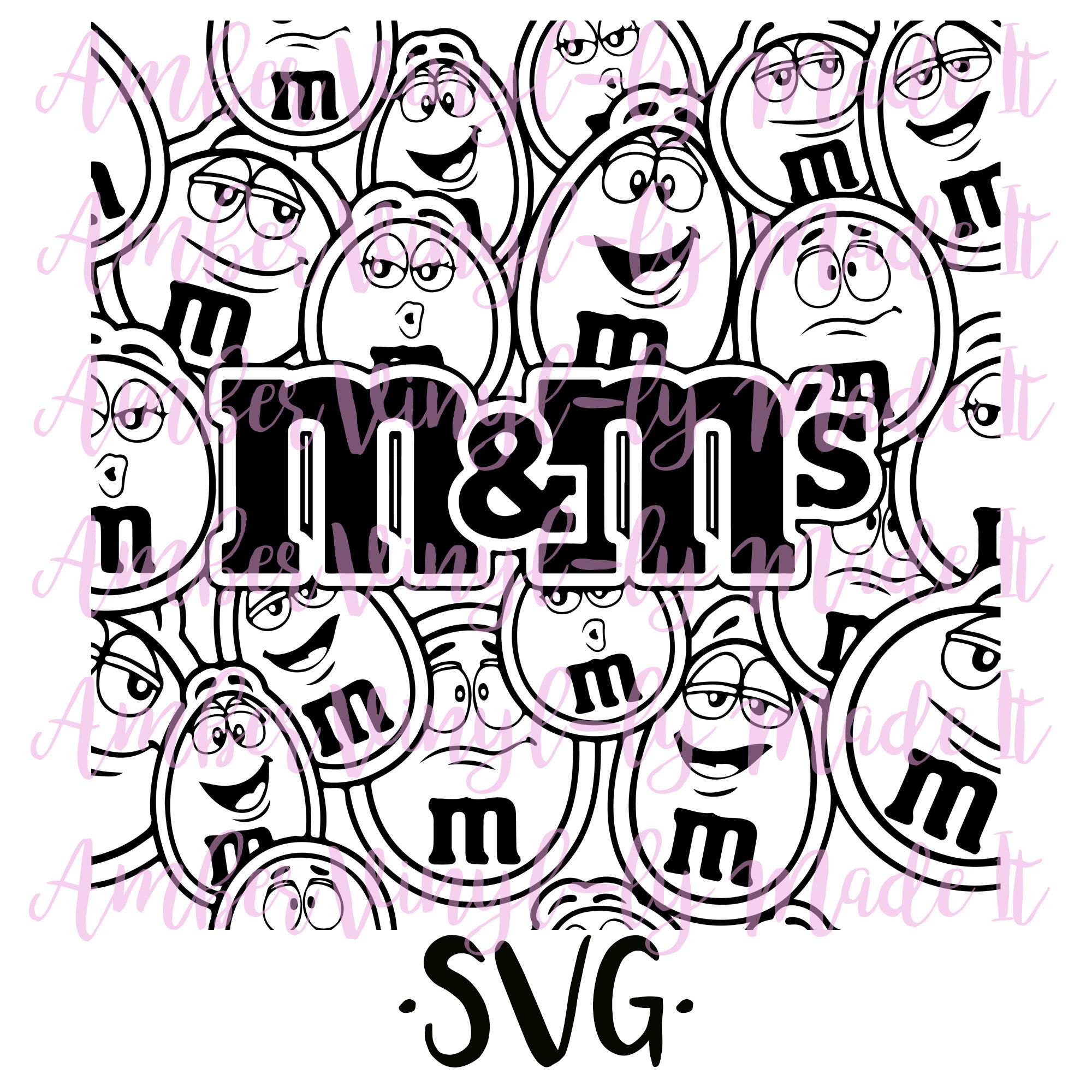 Chocolate Candy || Seamless Burst Digital File || SVG ||