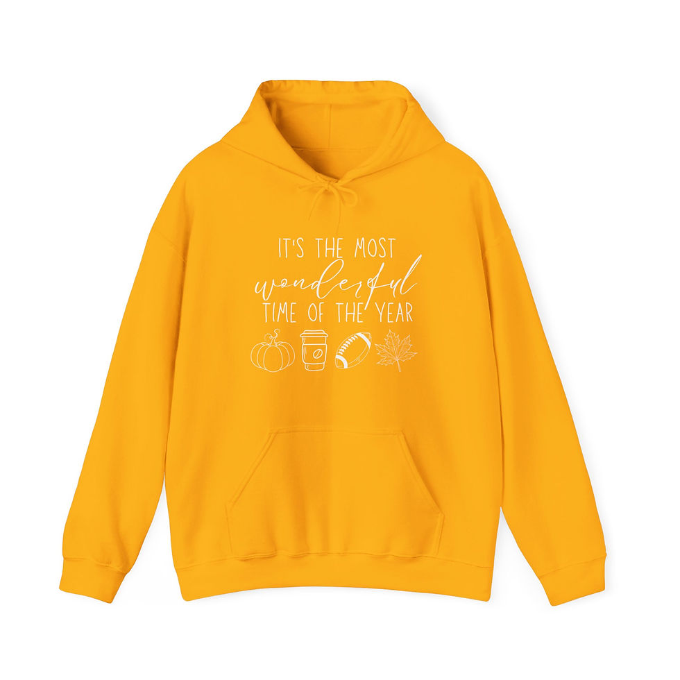 Thumbnail: Most Wonderful Time of the Year || Fall Hoodie || Unisex Hooded Sweatshirt