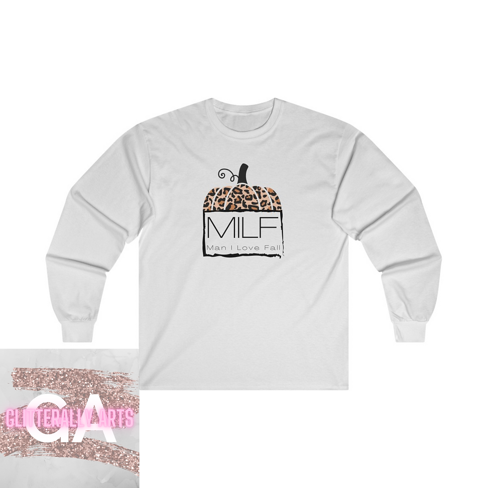 Thumbnail: Man I Love Fall || MILF Harvest apparel || Ultra Cotton Long Sleeve Tee