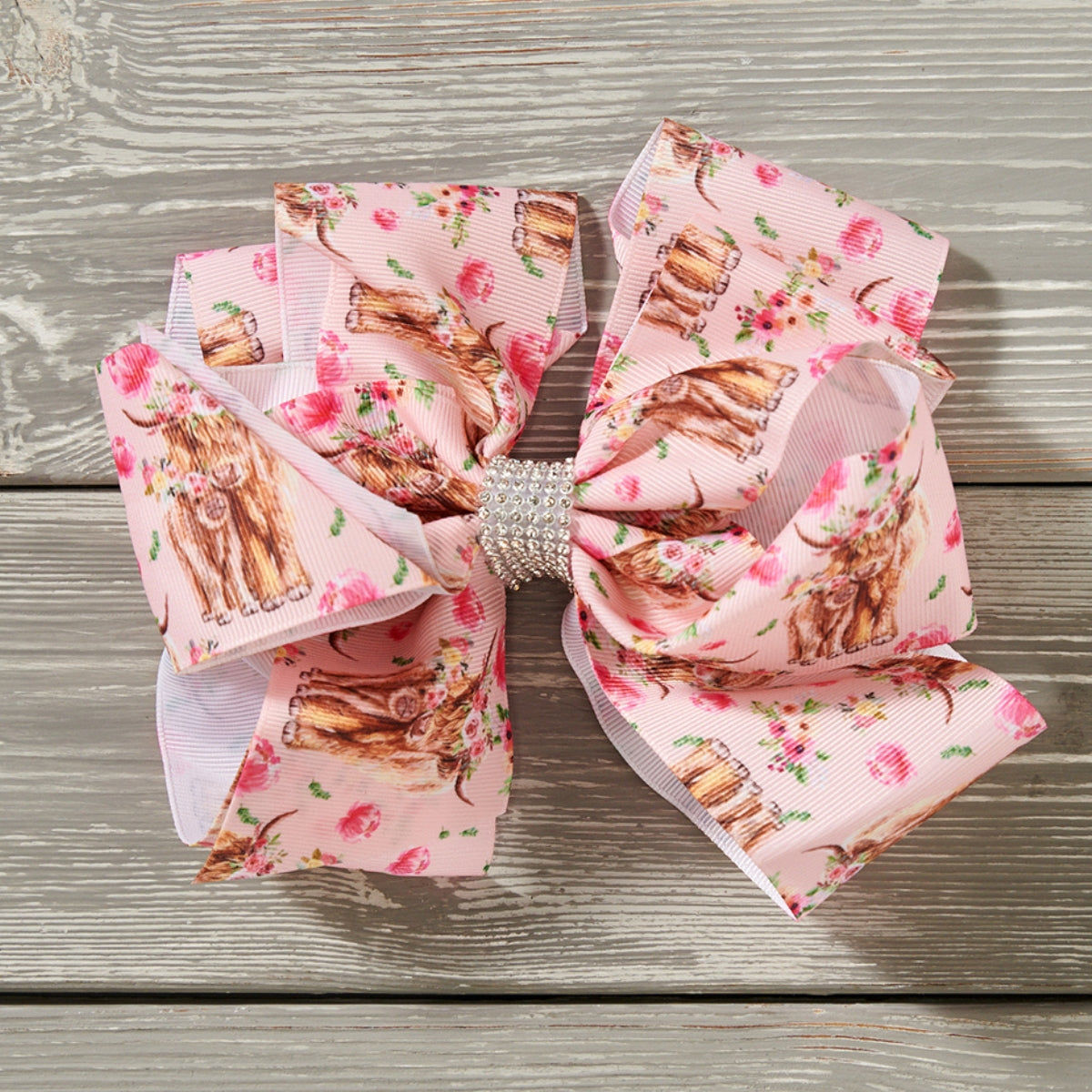Cows and Roses Deluxe Bow