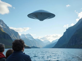 Fotos Misteriosas na Argentina: Turistas Registram Objeto em Forma de Disco no Canal de Beagle.