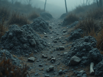 Mistério macabro: dezenas de pilhas de cinzas humanas descobertas em área desértica próxima a Las Vegas.