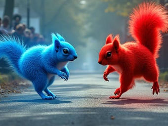 Esquilos coloridos em East Hartford surpreendem moradores e levantam debate sobre crueldade animal.