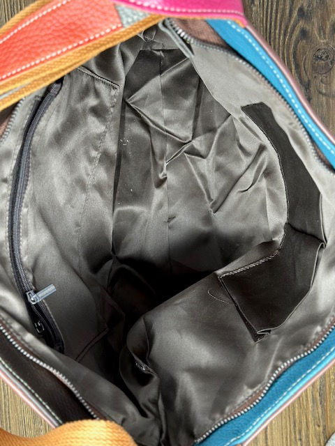 Miniatura: Borsa/Zaino - Vera Pelle di Qualità - Lavorazione Artigianale