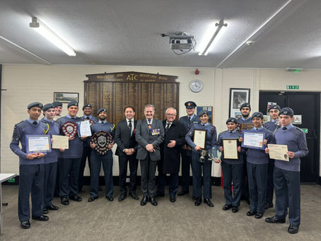 RAF Cadets presentation evening