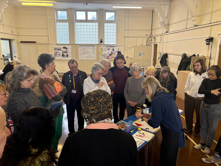 Last month I joined the brilliant team at Idea Space for one of their Art Social coffee mornings at Cann Hall and Harrow Green Baptist Church in Leytonstone.