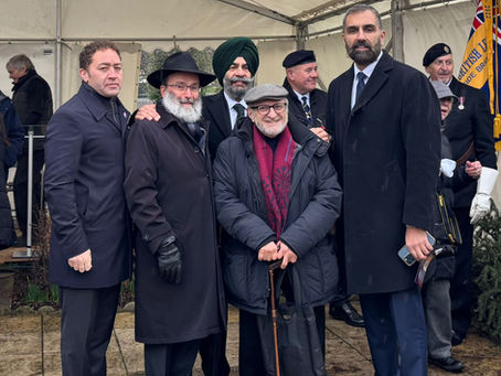 Yesterday, I was honoured to join with local leaders and faith communities from across Redbridge to commemorate Holocaust Memorial Day in Valentines Park in Ilford. 