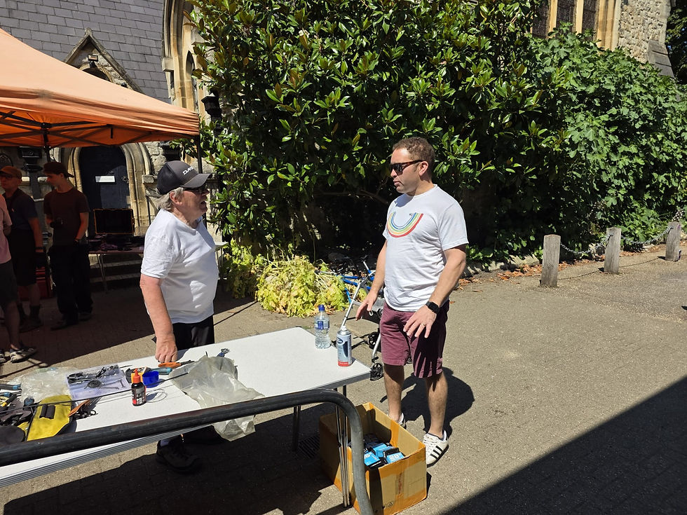 Really brilliant to join the Repair Cafe at Christ Church Halls in Wanstead on 11th July where I could put my sewing skills to good use and meet constituents committed to repairing and reusing in our community.