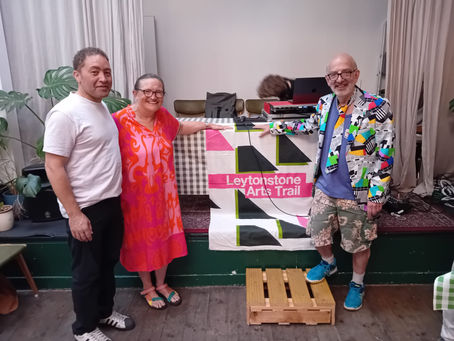 Great to have opened this year's Leytonstone Arts Trail this summer. For two weeks, artists across Leytonstone opened their doors, studios, living rooms, cafes, shop windows and garden sheds, to share their work with our neighbourhood.