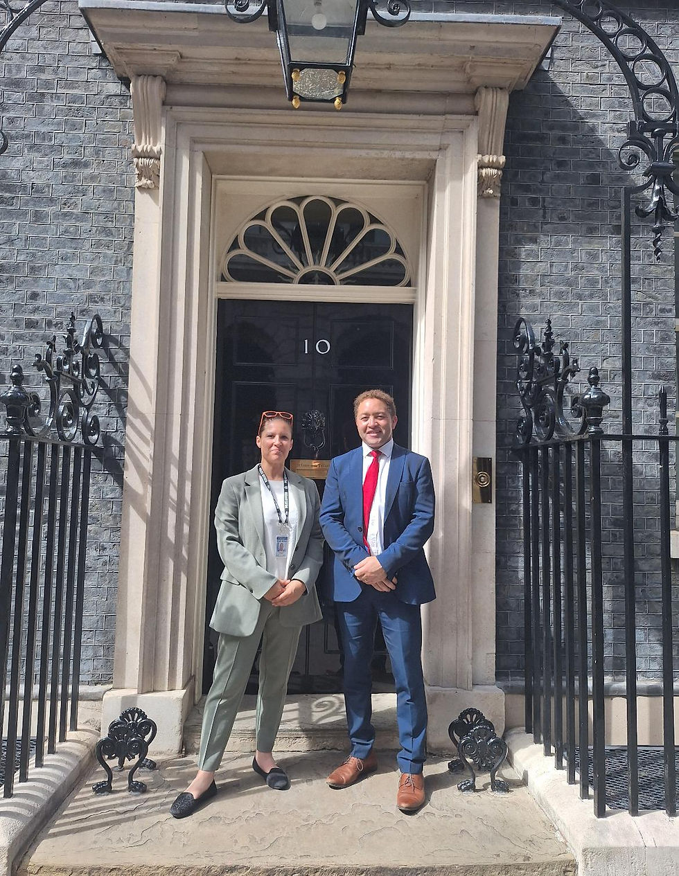 Fantastic to join local PC Anna Cork from the Cann Hall Safer Neighbourhood Team at the Public Sector reception in Number 10 Downing Street last week.
