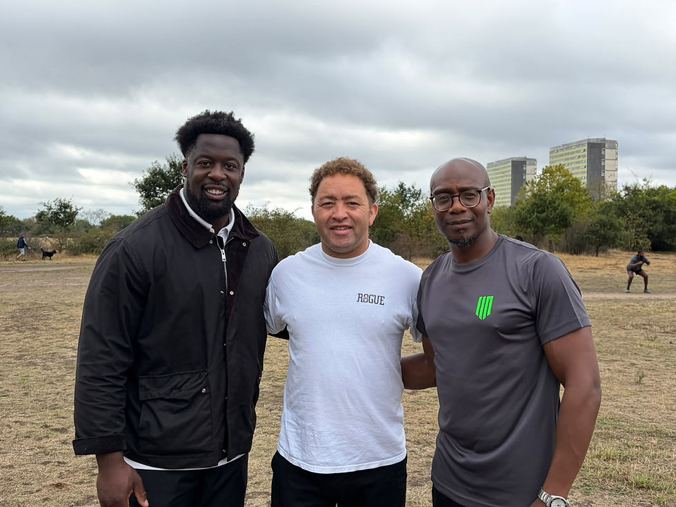 Great to run into the Iron Men on Wanstead Flats. They run a free boot camp there every Sunday at 09.20, aimed at 18-25 Black men in our local area, offering mentorship, brotherhood and community building through exercise. Come down and get involved
