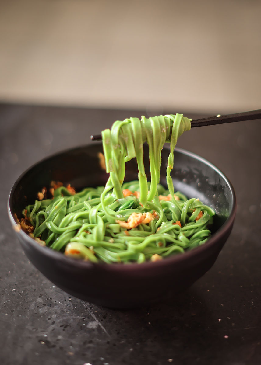Spinach Noodles 菠菜面