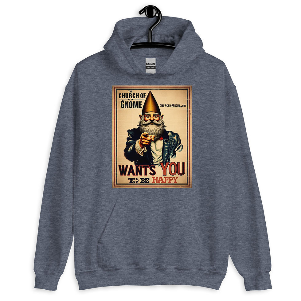 Thumbnail: Church of Gnome Wants You Hoodie