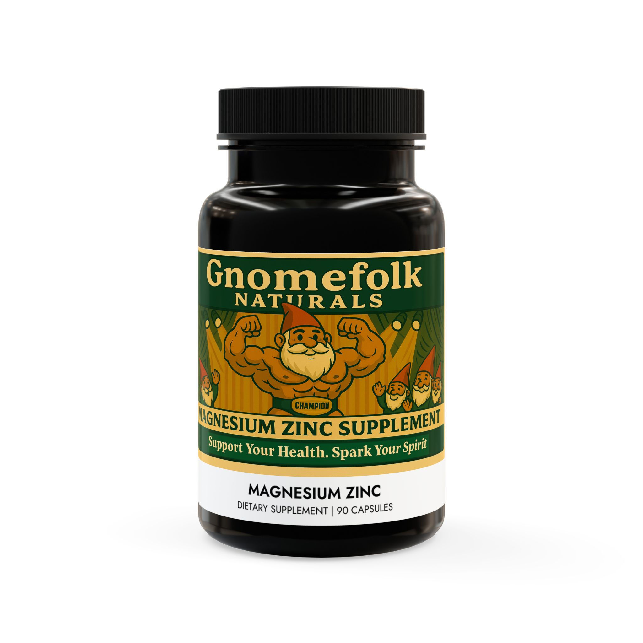 Magnesium Zinc Supplement (90 Capsules)