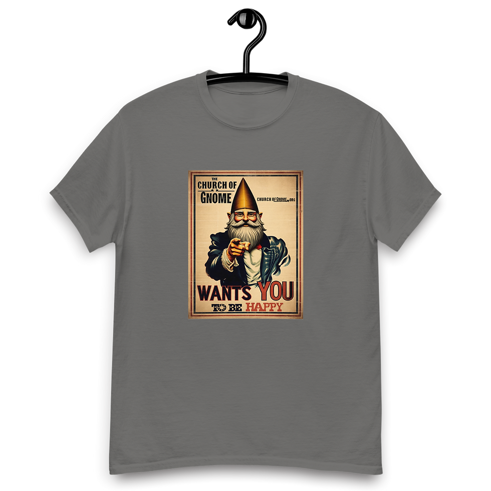 Thumbnail: Church of Gnome Wants You T-shirt