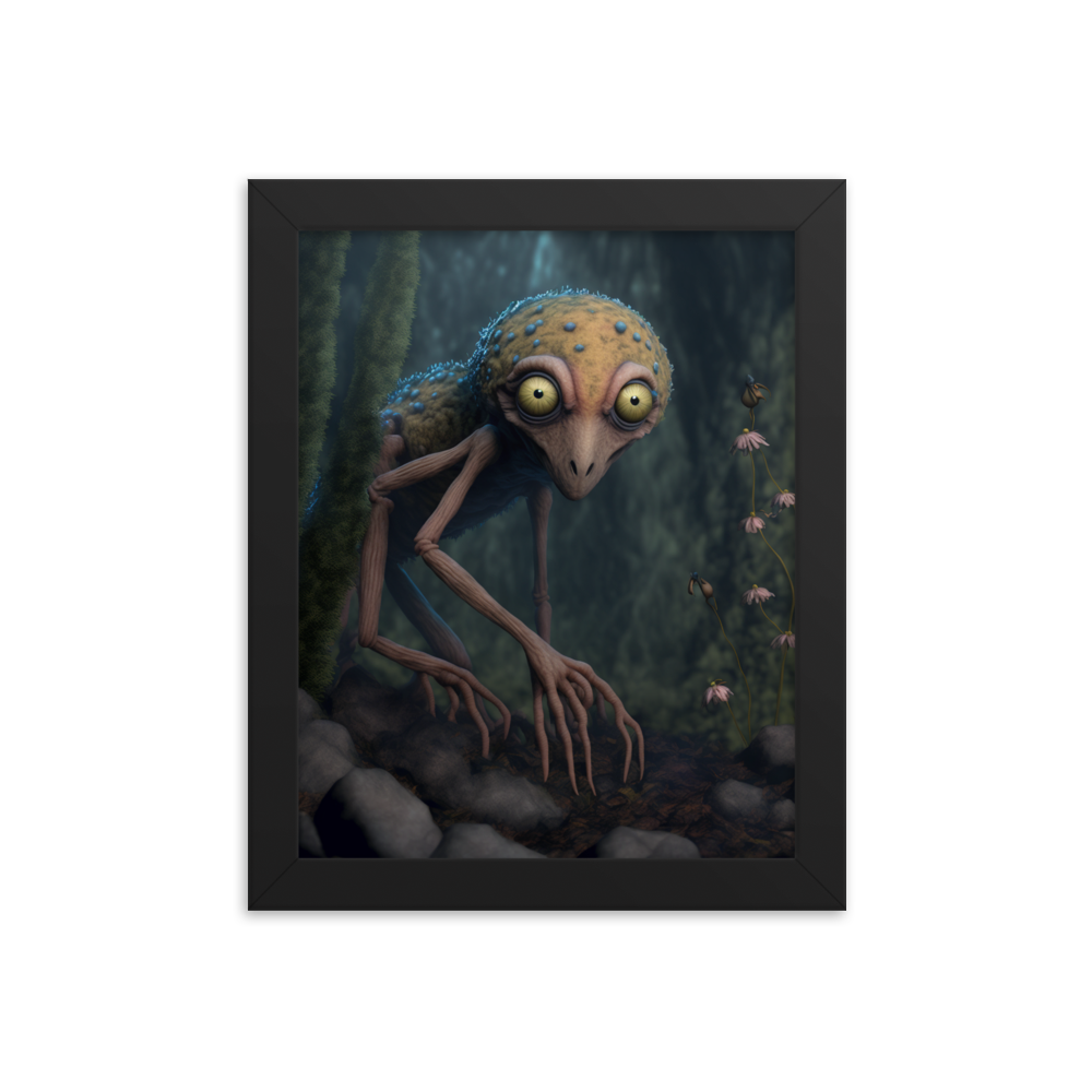 Massachusetts: Dover Demon Framed Print