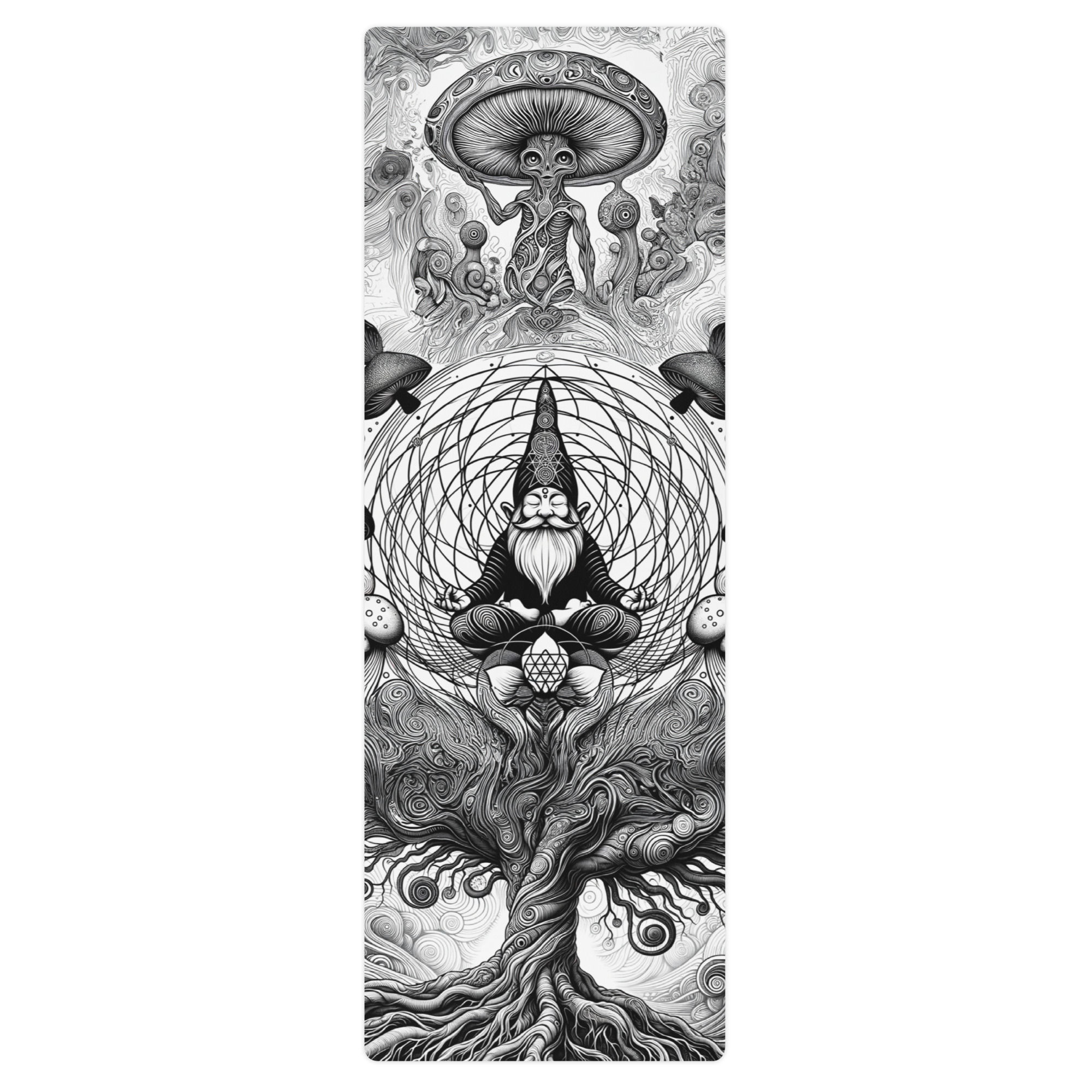 Psychedelic Gnome Yoga mat