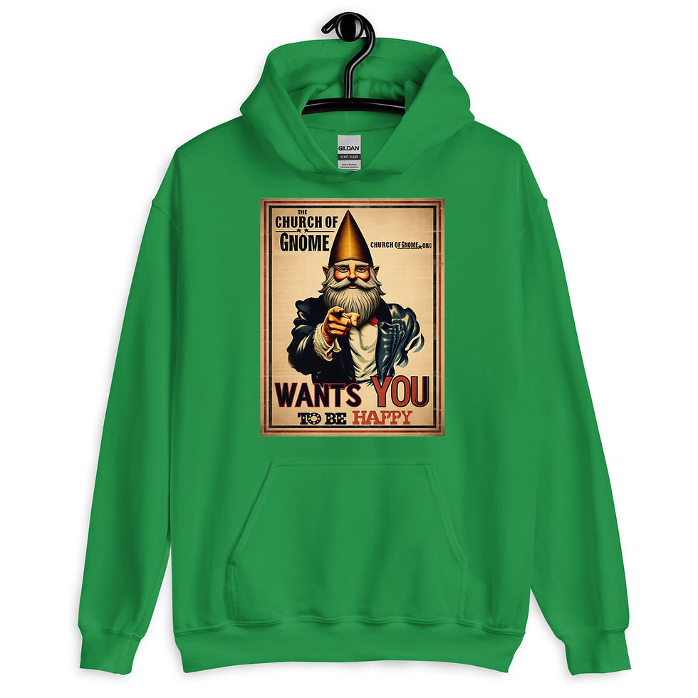 Thumbnail: Church of Gnome Wants You Hoodie
