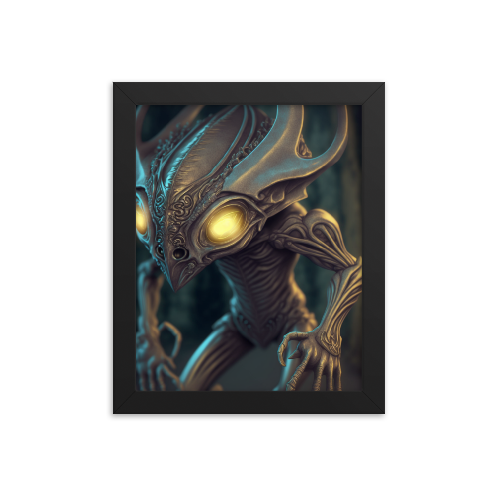 Kentucky: The Kelly Little Green Men / Hopkinsville Goblins Framed Print