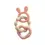Thumbnail: Silicone Bunny Teether - Pink