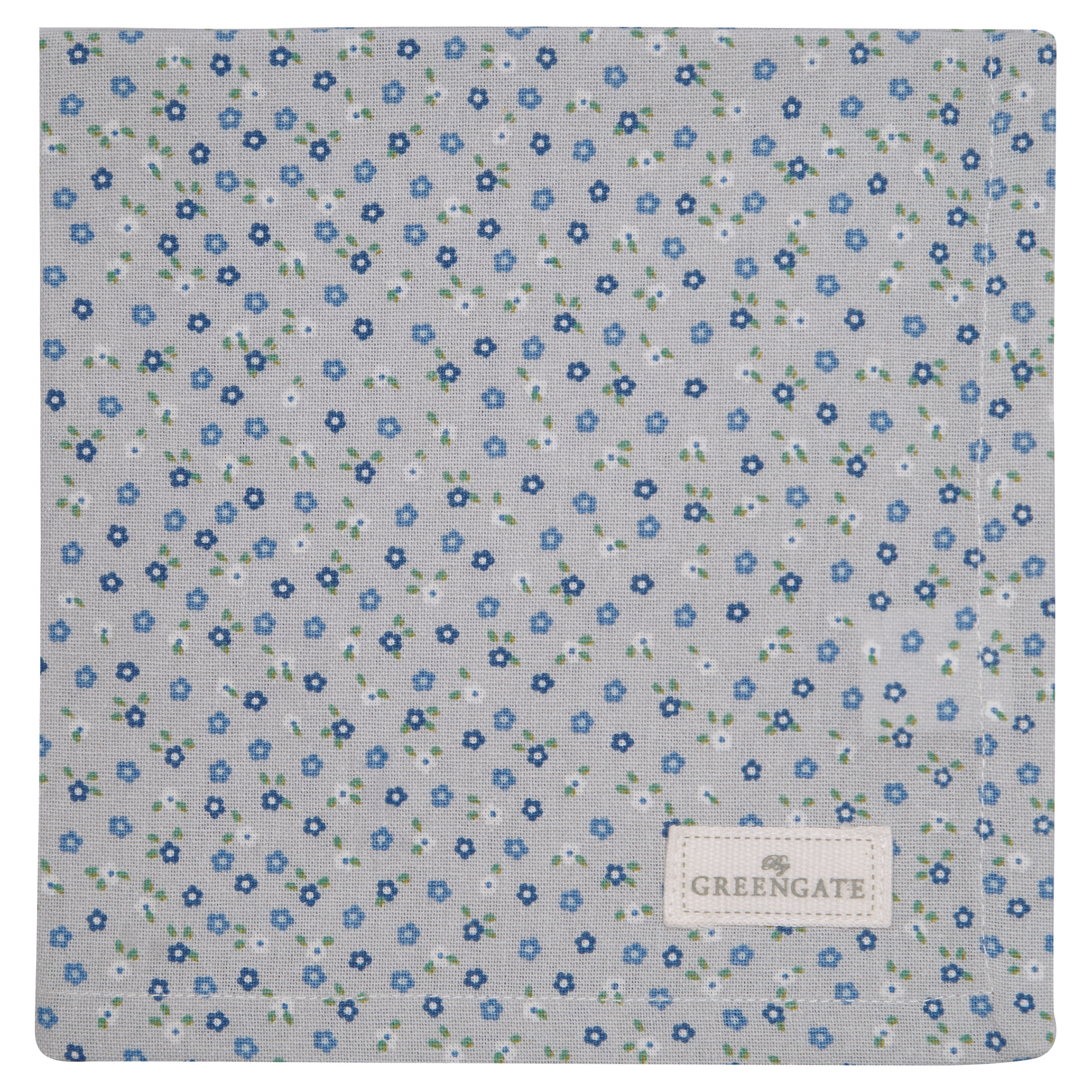 Stoff Serviette Ellise grey