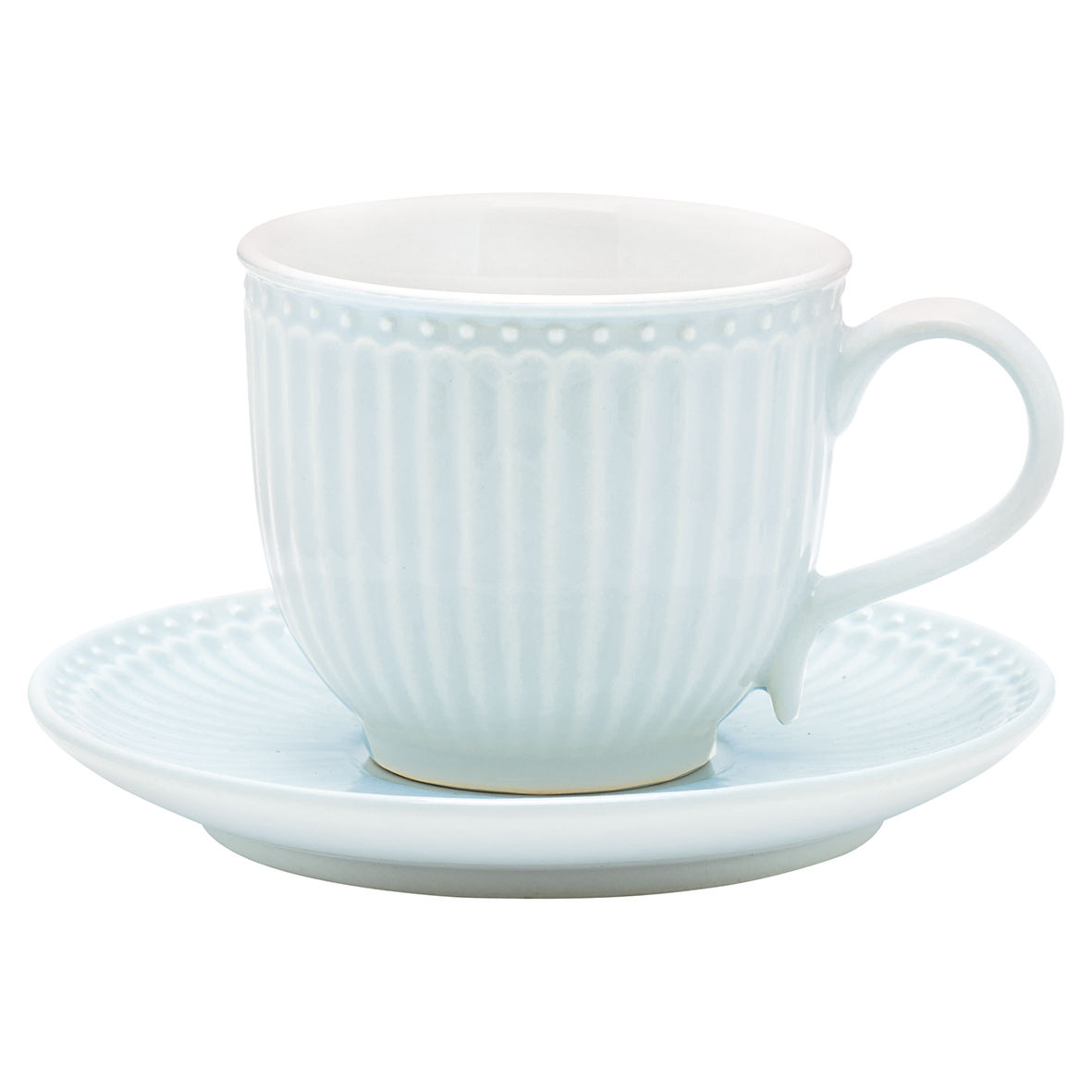 Cup & Saucer Alice pale blue