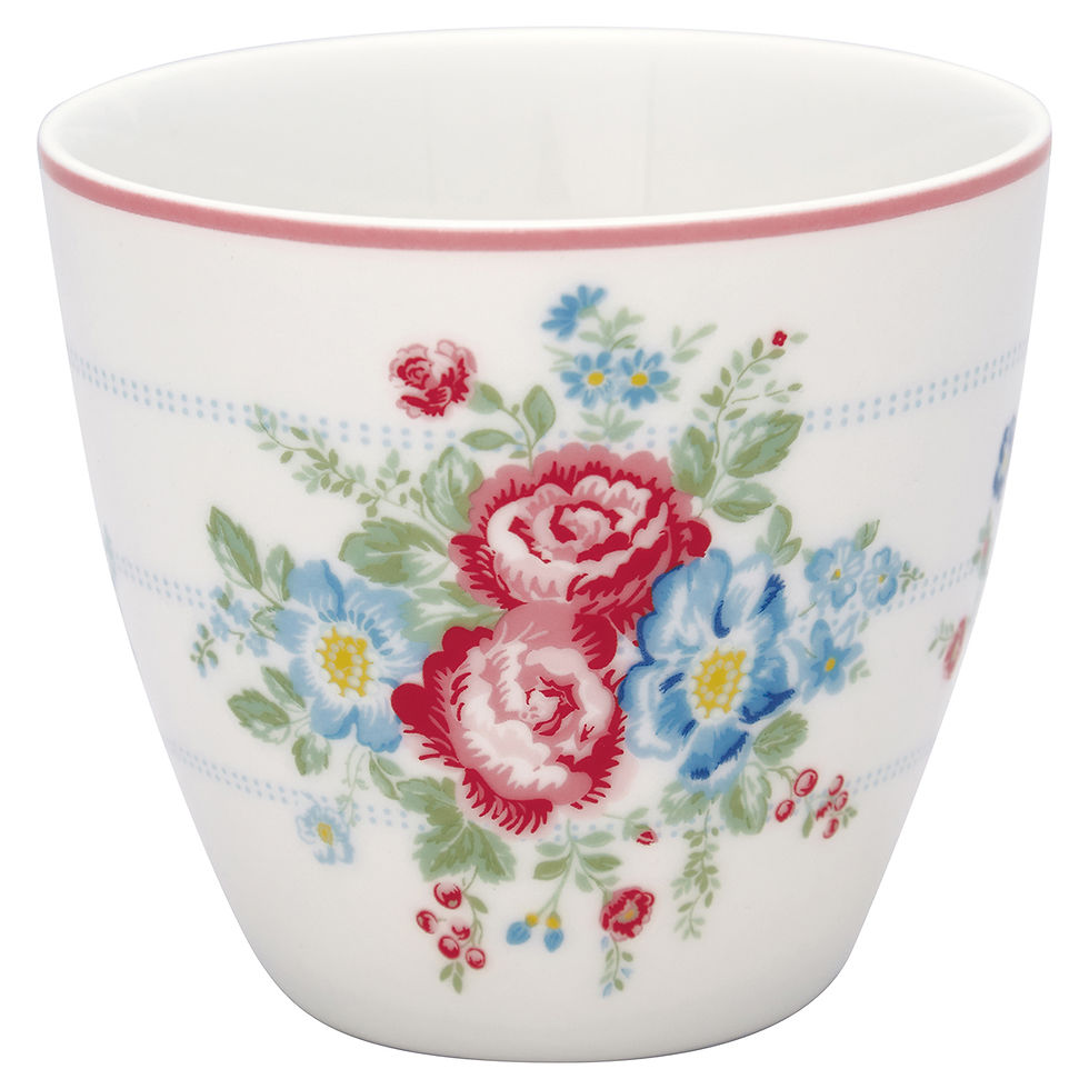 Latte Cup Henrietta white