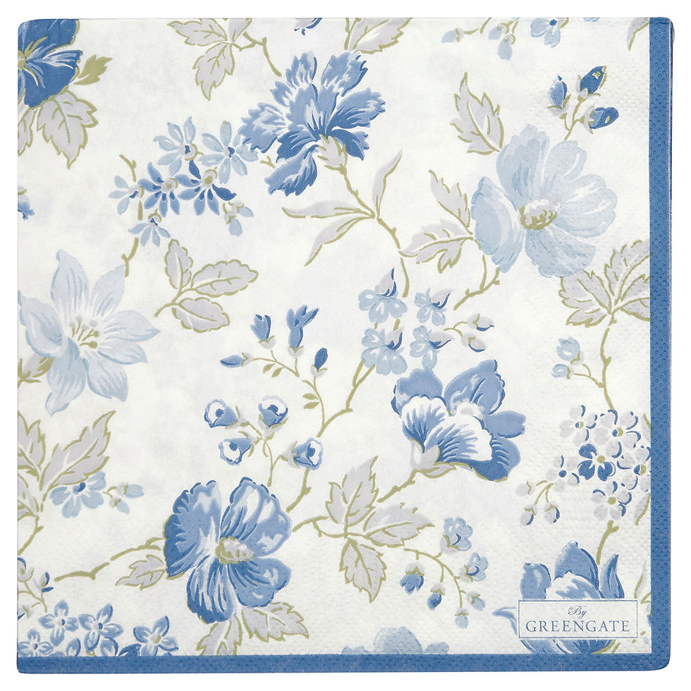 Papier Servietten Donna blue