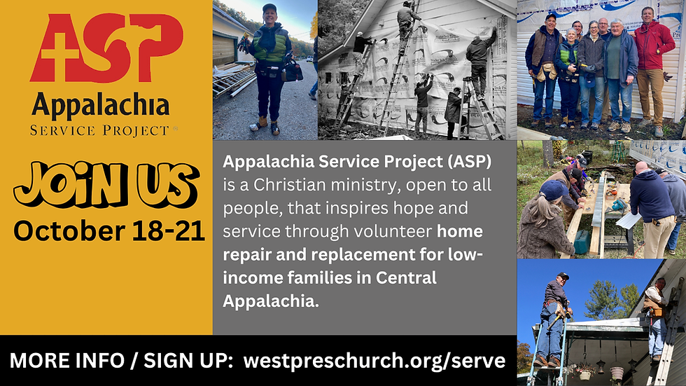 Appalachia Service Project Mission Trip 2026