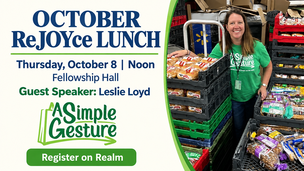 October ReJOYce Lunch 2026