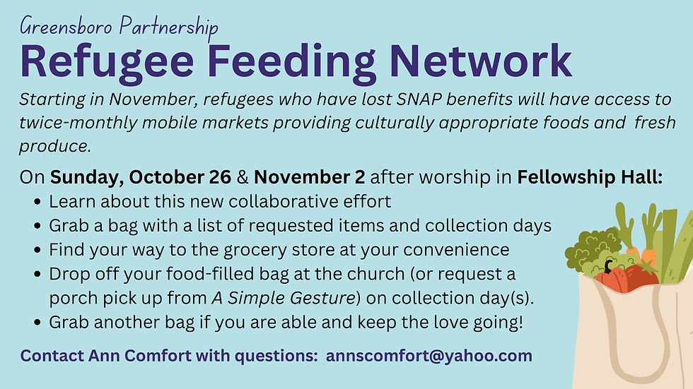 Refugee Feeding Network