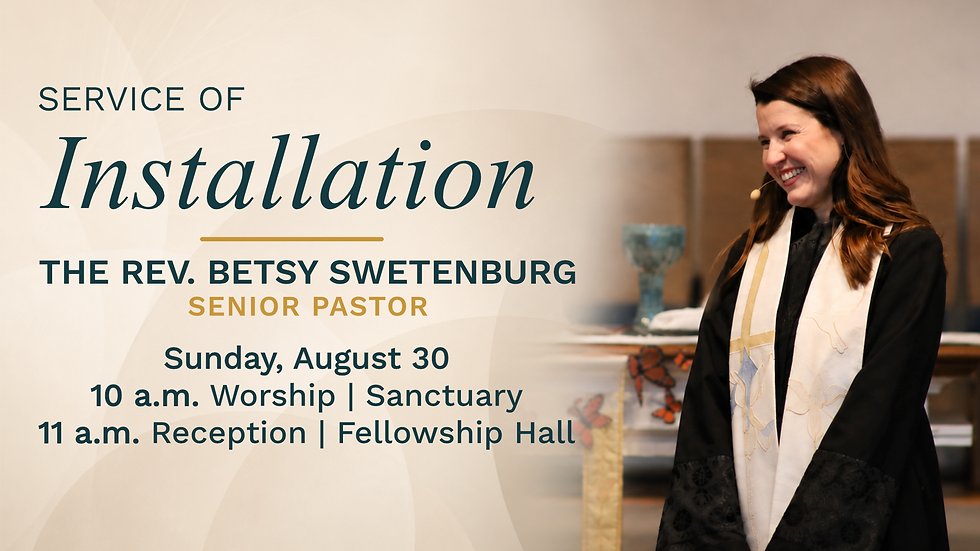 Installation Service for The Rev. Betsy Swetenburg