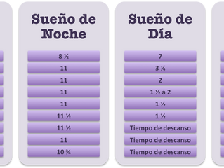 Sueño: Cantidad y Calidad
¿Cuánto puede dormir un bebé?