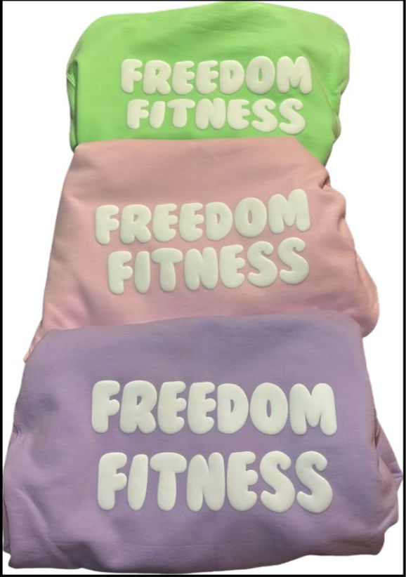 Spring Puff Letters Hoodie