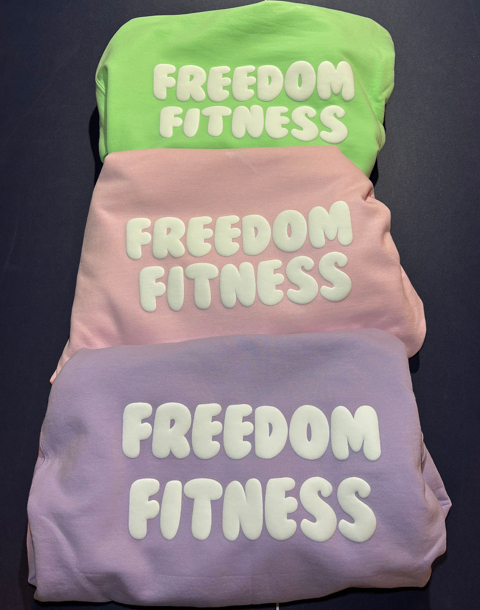 Spring Puff Letters Hoodie