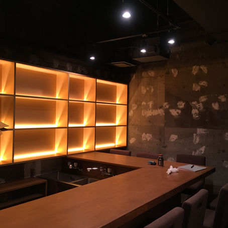 A small bar just completed in Yoga, Tokyo.