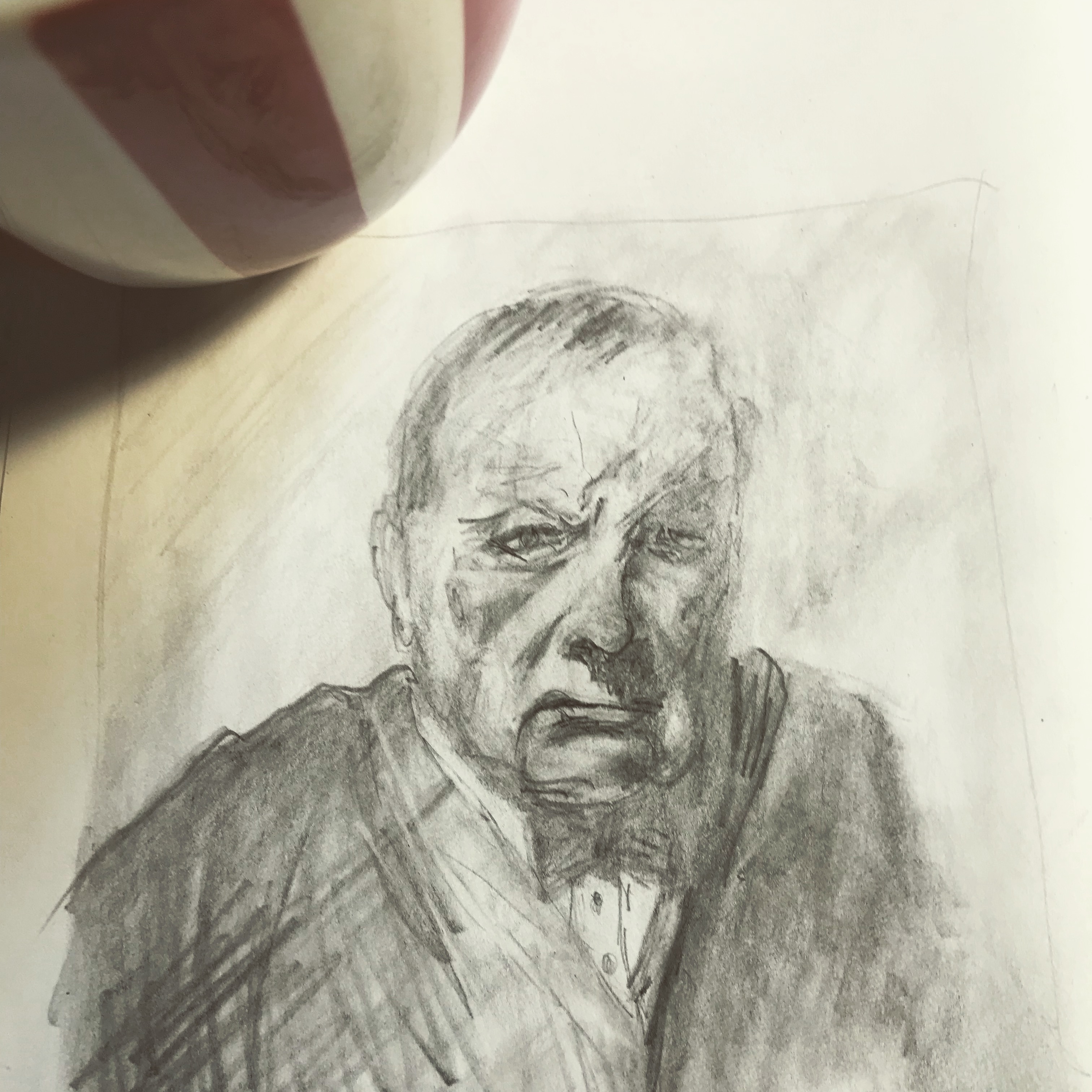 Coffee and A Sketch: Churchill